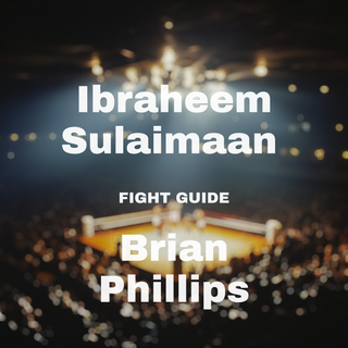 Ibraheem ‘Spider’ Sulaimaan vs Brian Phillips