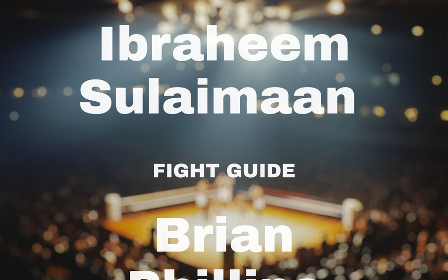 Ibraheem ‘Spider’ Sulaimaan vs Brian Phillips