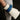 Close-up of blue LC-10 microfibre lace converter with embroidered branding and stitched edges