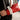 White LC-10 strap secured around a red boxing glove cuff